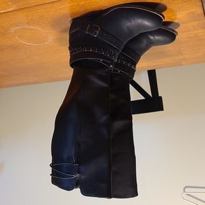 Tall black boots sz 8.5